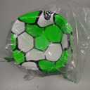 Nerf Proshot Kids Soccer Ball - Size Indoor + Outdoor Youth Soccer Ball + Air Pump Set - Official Size Soft Cover for Boys + Girls - Pump + Inflation Needle Included (Green)