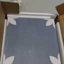 INNO STCIEKRS 16-Sheet Peel and Stick Floor and Wall Tile for Bathroom Kitchen, 9" x 9" Blue Flower SPC Self-Adhesive Vinyl Flooring Patterned Groutable Backsplash Tile, Covers 9.12 Sq Ft.