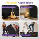 2 PCS Extra Large Sound Dampening Blanket,96"x 80" Sound Absorbing Studio Blanket Panel with Grommets for Wall Hanging,Noise Cancelling Studio Acoustic Curtain/Light Blocker/Soundproof Moving Blanket