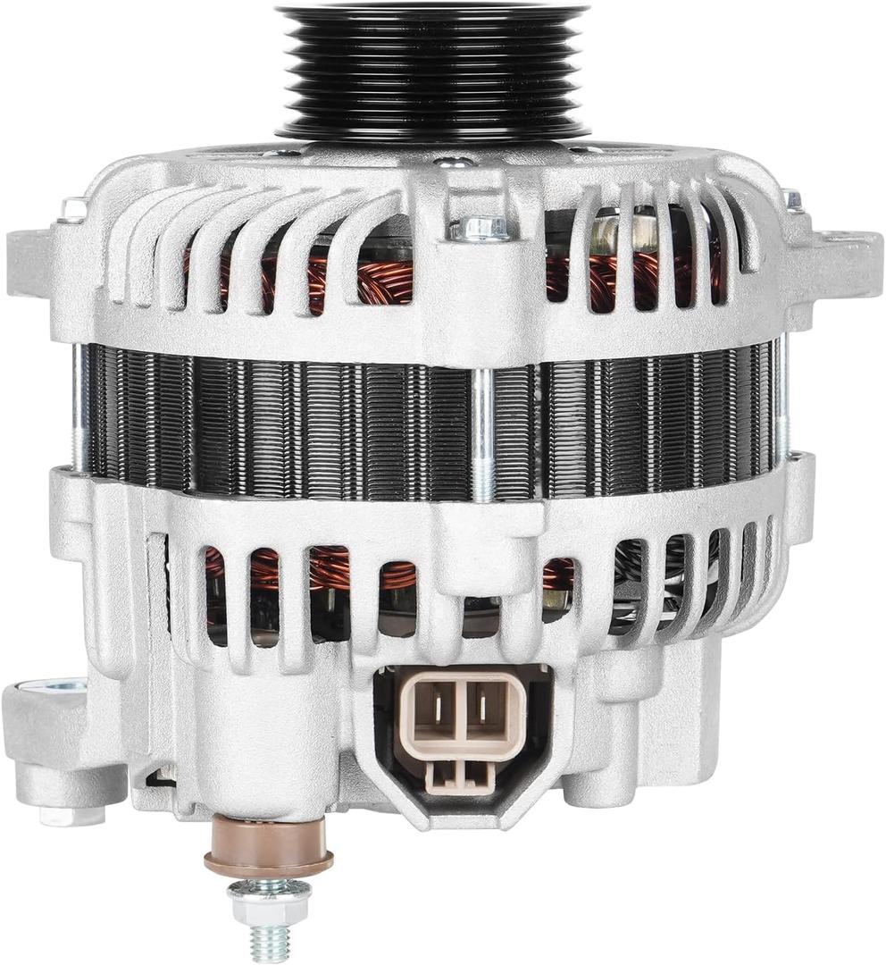 New Alternator for Infiniti FX35 2003-2008 3.5L V6, for Nissan 350Z 2003-2006 3.5L V6, for Pathfinder 3.5L V6 2004, 12V S6 CW