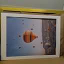 JCJMY 21x28 Picture Frame with 18x24 Mat, Display Photo 18x24 with Mat or 21 x 28 Without Mat, Wall Hanging Large 21 by 28 Poster Frame with Plexiglass, Gold