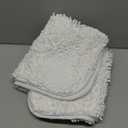 OLANLY Bathroom Rugs 30x20, Extra Soft Absorbent Chenille Bath Rugs, Rubber Backing Quick Dry, Machine Washable Bath Mats for Bathroom Floor, Tub and Shower, Home Decor Accessories, White