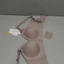 Momcozy Nursing Bras for Breastfeeding, YN21 Seamless Ultra Comfort Maternity Bra, Natural Shape, Pregnancy Sleep Bralette Brown L