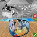 Pop up Pool Toy Storage Bin,32"X32"X30"Pool Float Organizer Bag with 2 Side Pockets Mesh Swimming Pool Toys Organizer with 4 Ground Nails for Inflatable Toys, Float, Beach Ball and Pool Accessories