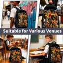 3 x Merch Casual Backpack Large Waterproof Lightweight Daypack(Type A)