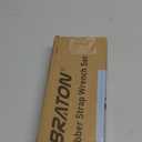 LIBRATON Strap Wrench 2-piece Multifunctional Adjustable Wrench Tools Oil Filter, Jar Opener