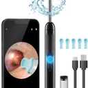 Ear Wax Removal Tool Camera, 1080P HD Scope and 6 LED Lights, Ear Cleaner with Camera, Ear Cleaning Kit - Earwax Remover Tool with 5 Spoon (Onyx)