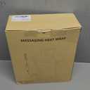 Massaging Heating Pad for Neck and Shoulders and Back, 24" x 35" Large Electric Heating Pad for Back Pain Relief with 3 Heat Levels, 4 Massage Settings, 2H Auto Shut-Off, 2 Massage Motors,Grey