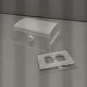 Outlet Cover BOX Baby Proofing (1-Pack) Patented Dual-Lock for Much Better Toddler Proofing, Easy Operation, Simple 3 Step Install with Included Screws. Provides Extra Space Inside for Plugs, Adapters