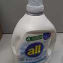 All free clear, Original, Liquid Laundry Detergent for Sensitive Skin, Unscented and Hypoallergenic, Concentrated, 82.5oz, 110 Loads