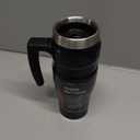 THERMOS Stainless King Vacuum-Insulated Travel Mug with Handle - 16oz, Midnight Blue - Thermos Tumbler for Hot & Cold Drinks - Leak & Sweat-Proof Stainless Steel Coffee Mug with Lid for Commuting