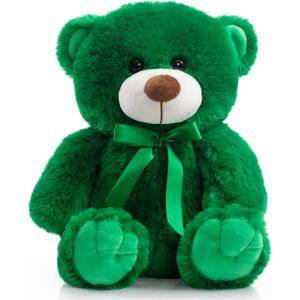 Super Color Teddy Bear Stuffed Animals Plush Toy for Children Girlfriend Family Congratulations Baby Shower Birthday Green 14 inch