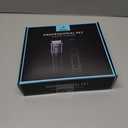 Dog Clippers for Grooming Heavy Thick Hair & Coats, 7500rpm Low Noise Cordless Pet Shaver, Dog Grooming Kit with Paw Trimmer Nail Grinder for Small Large Dogs (Black&white)