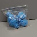 JZXOIVA Dog Shoes for Hot Pavement, Dog Booties for Large Dogs, Breathable Dog Boots & Paw Protectors, Adjustable Non-Slip Rain Booties, Waterproof Pets Sandals for Beach Blue Size 9 (#9 (3.54"*2.76")(Inner L*Inner W))