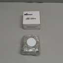 Soaoo 15 Pcs 2025 Metal Christmas Photo Frame Ornament Bulk Silver Snowflake Tree Picture Frame Ornament Double-Sided for Christmas Tree Hanging Xmas Home Indoor Outdoor Decorations Keepsake Gifts