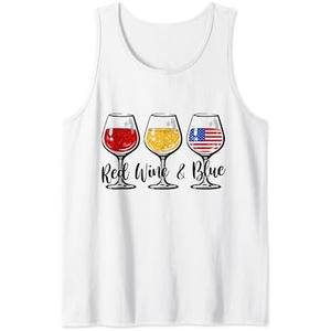 Red & Blue 4th of July Red White Blue Glasses Tank Top XL Red & Blue 4th of July Red White Blue Glasses Tank Top XL