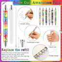 Sayglossy 60 Sets Gay Pride Gifts Bulk Rainbow Silicone Bracelets with Bookmarks and Love is Love Pens for LGBTQ Lesbian Support Party Favor Parade Events Accessories