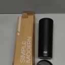 Simple Modern Classic Tumbler with Straw Lid | Insulated Iced Coffee Cup Reusable Stainless Steel Water Bottle Travel Mug | Gifts for Women Men Her Him | 24oz | Midnight Black