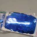 Blue Backdrop Wavy Tinsel Foil Fringe Curtains for Parties Sparkle Metallic Wavy Blue Birthday Decorations for Streamers Party Decorations Photo Booth Props Birthday Ocean Party Decor Supplies