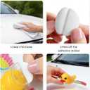 Duck-Shaped Car Exterior Decor: 2-Pack Playful Adhesive Decorative Accessory for Toyota RAV4 Honda CR-V - Duck Sticker Decal for Hood Roof Rearview Mirror (Colorful)