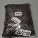 FUANGUI Bar Stool Covers Round Set of 6, Waterproof PU Bar Stool Seat Covers,Bar Stool Chair Covers Washable Stool Cushion Slipcover for 16-18 Inch - Coffee