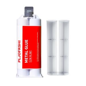 Metal Glue, 1.76oz 2 Part Epoxy, Heavy Duty Weld, Strongest Glue, All Purpose Repair for Metal, Plastic, Steel, Ceramics, Fiberglass, Car, Automotive, Body Filler Putty (1Pcs)