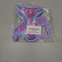 Cat Harness and Leash Set for Walking  Escape-Proof Reflective Vest for Cats and Small Dogs, Adjustable Soft Air Mesh with Pressure-Reducing Design, 4.92ft (Blue & Purple, L)