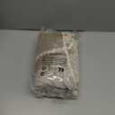 Laolitou Rustic Tablecloth Cotton Linen Waterproof Tablecloths Burlap Table Cloths for Kitchen Dining,Party,Holiday,Thanksgiving,Buffet Coffee Lines Square,55''x55'',4Seats