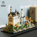 LEGO Architecture Neuschwanstein Castle Building Set - Collectible Bavarian Castle Model Kit for Arts & Crafts - Building Blocks for Adults, Ages 18+ - Gifts for Men and Women - 21063