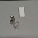 60MM Solid Brass Lock Cylinder with 3 Brass Keys Satin Nickel Color Cylinder Door Lock Replacement (Color:Satin Nickel, 60MM-Thumbturn,Material: Brass)