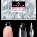 UNA GELLA Almond Nail Tips Medium 216pcs X-Soft Gel Press On Nails
12 Sizes Fake Nails, Natural Fit, Lightweight Design, DIY Nail Art, Extensions, French Styles and Salon Looks