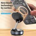 Magnetic Phone Holder for Car, Magsafe Car Mount with Nano Gel Suction Cup for Dashboard & Windshield, Compatible with iPhone 12/13/14/15/16/17 Series(Black)