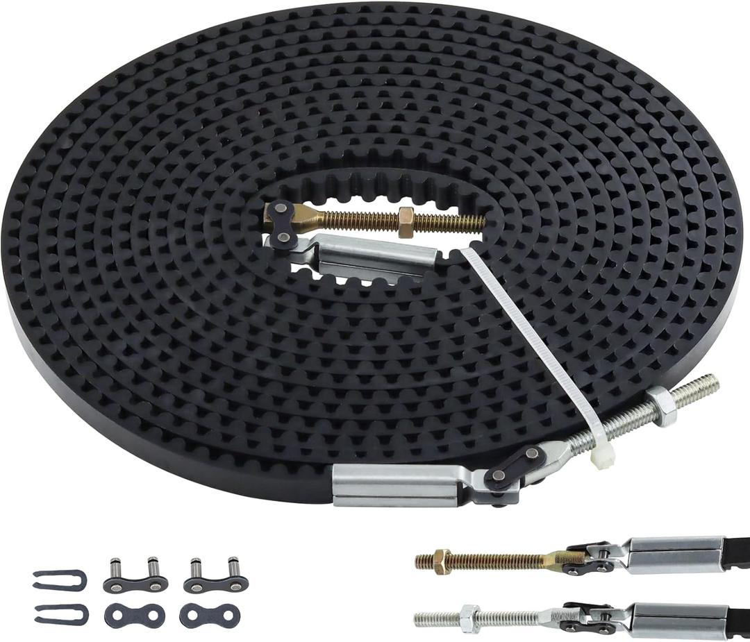 Drive Belt 39354S.S for 8FT Garage Door, 247.6'' Genie Replacement Belt Compatible with Genie Model 3053-tkv, 3055-tkv, 2055-tkv, 7155, 1055, 1155, SilentMax 750, SilentMax 550 Garage Door Opener