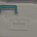 Set of 7 Pack Stackable Storage Bins with Handle, Clear Plastic Container Box,Perfects for Snacks, Tools, Cosmetics,Toys,Gadgets Organizer (Set of 7)