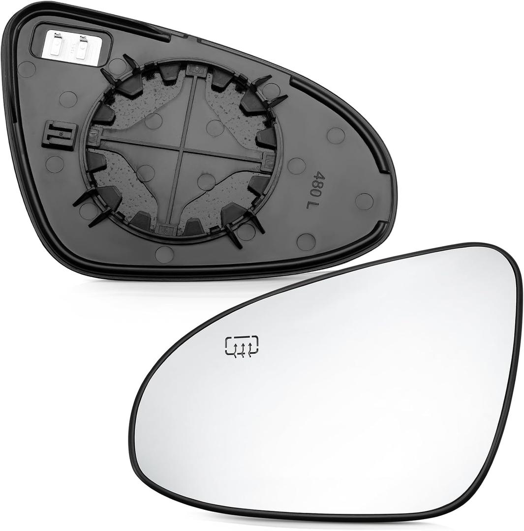 Driver Side Mirror Replacement for Toyota Corolla 2014 2015 2016 2017 2018 2019 - Left Side Mirror Glass, Rear View Mirrors Glass with Power Heated