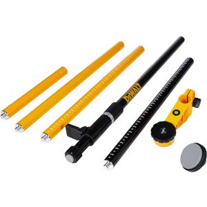 DEWALT Laser Level Mounting Pole, 1/4-Inch Base (DW0882),6.4 x 5.75 x 31.5 inches, One Size