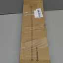 Wood Curtain Rods for Windows 66 to 120 Inches 1" Diameter Boho Decorative Heavy Duty Long Window Curtain Rod Adjustable with Handmade Wood Grain Design for Living Room Bedroom Kitchen