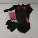 Kids Ninja Halloween Costume with Full Accessories, Ninja Outfit Dress Up Set, Halloween Costume (M (8-10 YRS))
