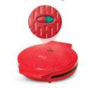 Betty Crocker Pizza Maker Plus, 12" Indoor Electric Grill, Nonstick Griddle Pan for Pizzas, Quesadillas, Tortillas, Nachos and more, 12" Electric Griddle for Delicious Meals and Snacks, Red