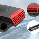 Tujoe 2 Pcs Portable Car Heater Defroster 2 in 1 Fast Heating Cooling Windshield Defrost Defogger with Cigarette Lighter Plug 12v 150w Auto Heater Fan with 360 Degree Adjustable Base for Truck Trailer Pack of 3