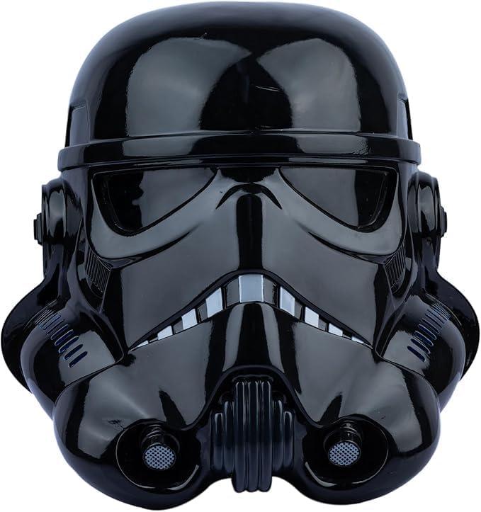 Shadow Trooper Helmet Mask Costume Props for Adult Halloween, Shadow Trooper Helmet Mask Head Circumference Is About 23.6 Inches, Fits Most Adult Men, Women And Big Kids (Black)
