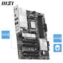 MSI PRO B840-P WiFi Motherboard, ATX - Supports AMD Ryzen 9000/8000 / 7000 Processors, AM5 - DDR5 Memory Boost (8000+ MT/s OC), PCIe 4.0 x16, M.2 Gen4, Wi-Fi 7, 2.5G LAN