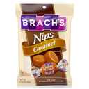Brach's Nips Caramel Flavored Hard Candy, Individually Wrapped Candies, 3.25 Ounce Bags (Pack of 12) (EXP 09/02/27)