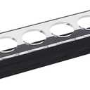 AHANDMAKER Shot Glass Holder Tray, 6 Hole Acrylic Bar Tasting Serving Tray, Shot Glasses Display, Whiskey Glass Cup Rack Organizer for Restaurant Club Bar Party Family Gathering, Horizontal (Single-row)