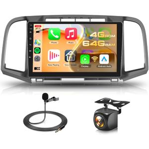 4G+64G Stereo for Toyota Venza 2008-2016 Radio Android Upgrade 9 Inch IPS Touch Screen Head Unit, Driauto Car Stereo with Wireless Carplay Android Auto GPS WiFi DSP Bluetooth FM RDS AHD Backup Camera