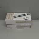 2PCS Shower Door Hooks, 7.7"-13.7" Height Adjustable Towel Hook For Frameless Glass Door, Stainless Steel No-Drill Double Bathroom Hooks, With 2 Anti-Slip Pads, Shower Hook For Robe, Bath Towel set of 2