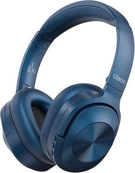 Helix Pro Wireless Active Noise Canceling Foldable Headphones (USB-C Charging), Black