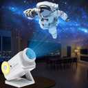 Planetarium 3D Galaxy Projector, Built-in 60 Scene Modes, with Bluetooth Speaker & Remote Control, Star Projector Light for Living Room Bedroom, forr Gifts for Kids, AdultTelescope White