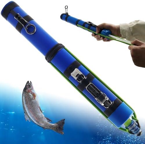 SUFFUSE Fishing Rod, Portable Catapult Lure Fishing Tools, Saltwater and Freshwater Great Gear for Traveling