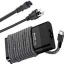 New Slim HP 65W USB C Laptop Charger for HP Envy x 360,HP Spectre x360,Elitebook x360,Chromebook x360,Elite x2,Pavilion x2, Envy x2 Type C Fast Travel Power Adapter